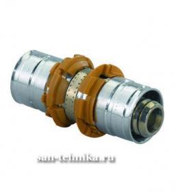 Uponor MLC пресс-муфта латунная